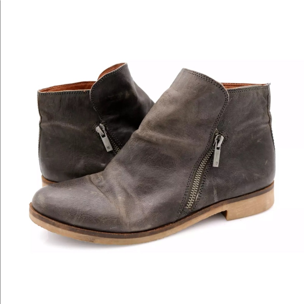 Lucky Brand Womens Gulvan Side Zip Ankle Boots